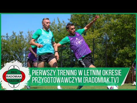 Read more about the article Pierwszy trening w letnim okresie przygotowawczym [RADOMIAK.TV]