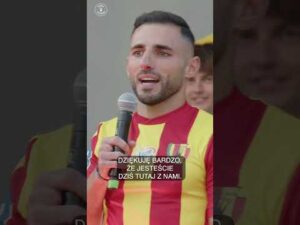 Read more about the article 🗣️ Wyjątkowa przemowa Nono – nowego kapitana Korony! #koronakielce #prezentacja #nono