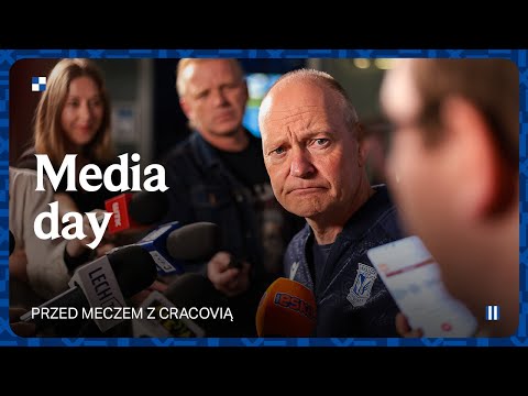 Read more about the article MEDIA DAY | Trener Niels Frederiksen i Antoni Kozubal przed meczem z Cracovią