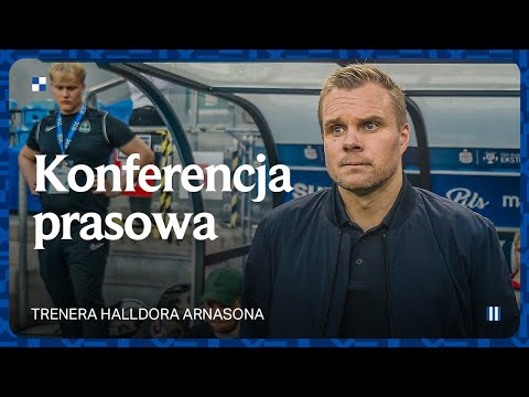 Read more about the article KONFERENCJA PRASOWA | Trener Halldór Árnason po meczu z Lechem Poznań