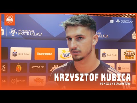 You are currently viewing Krzysztof Kubica po meczu w Białymstoku.