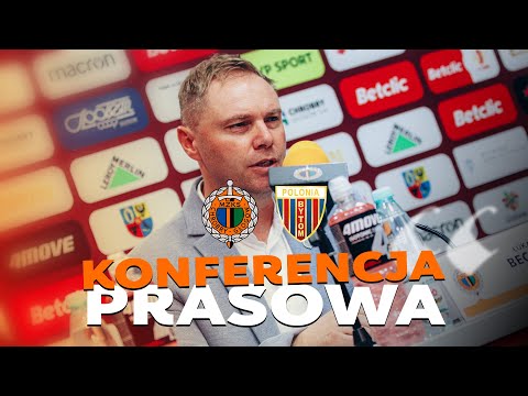 Read more about the article Konferencja prasowa po meczu Chrobry Głogów – Polonia Bytom