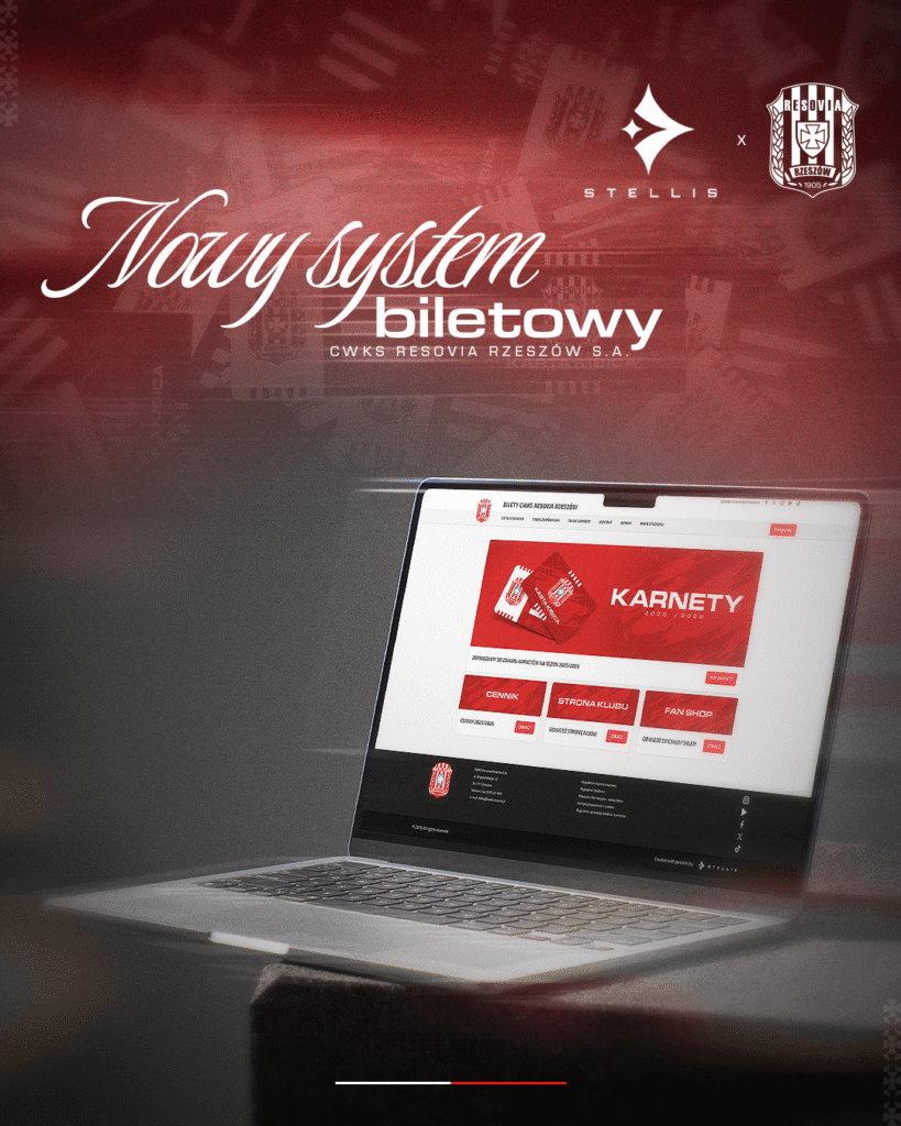 You are currently viewing Nowa era sprzedaży biletów w CWKS Resovia S.A.! System Stellis One Ticketing wkrótce dostępny dla kibiców