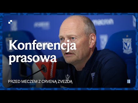 Read more about the article KONFERENCJA PRASOWA | Trener Niels Frederiksen i Leo Bengtsson przed meczem z Crveną Zvezdą