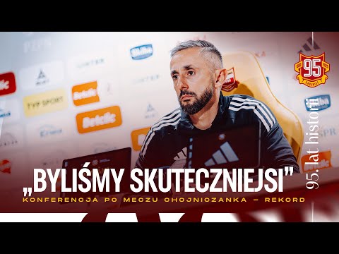 You are currently viewing Chojniczanka – Rekord Bielsko-Biała 2:1 (konferencja | 06.08.2025)