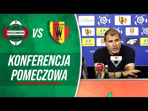 Read more about the article Konferencja prasowa po meczu Korona Kielce – Radomiak Radom 3:0 [RADOMIAK.TV]