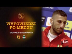 Read more about the article Konstantinos Soteriou i Dawid Błanik po meczu Korona Kielce – Radomiak Radom 3:0 (08.08.2025 r.)