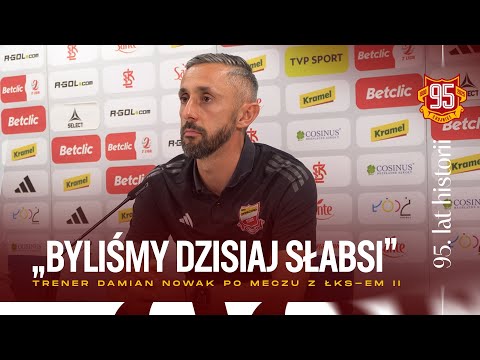 Read more about the article Trener Damian Nowak po meczu w Łodzi (konferencja | 10.08.2025)