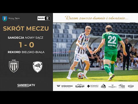 You are currently viewing Sandecja Nowy Sącz – Rekord Bielsko-Biała 1:0 (1:0), skrót meczu | 09.08.2025