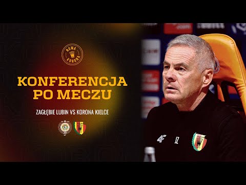 You are currently viewing Konferencja po meczu Zagłębie Lubin – Korona Kielce 1:1 (1.08.2025 r.)