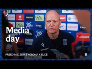 Read more about the article MEDIA DAY | Trener Niels Frederiksen przed meczem z Koroną Kielce