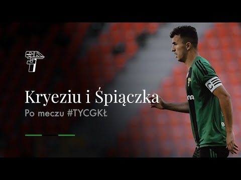 Read more about the article EGZON KRYEZIU I BARTOSZ ŚPIĄCZKA PO MECZU Z GKS-EM TYCHY