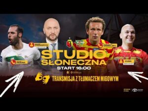 Read more about the article STUDIO SŁONECZNA Z TŁUMACZENIEM MIGOWYM: JAGIELLONIA – LECHIA GDAŃSK (PRZED MECZEM)