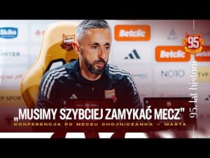 Read more about the article Chojniczanka – Warta Poznań 2:1 (konferencja | 03.08.2025)