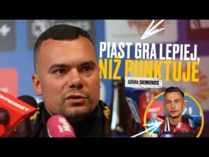 Read more about the article A. SIEMIENIEC: PIAST GRA LEPIEJ NIŻ PUNKTUJE. KONFERENCJA PRZED MECZEM PIAST – JAGIELLONIA