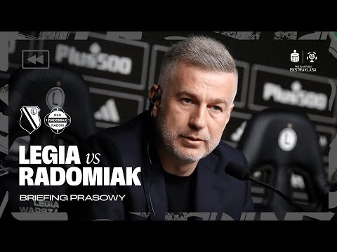You are currently viewing BRIEFING PRASOWY PRZED MECZEM LEGIA – RADOMIAK