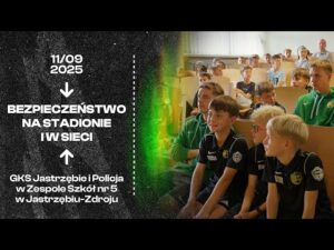 Read more about the article [GKS TV] Bezpieczeństwo na stadionie i w sieci – wizyta w Zespole Szkół nr 5 w Jastrzębiu-Zdroju