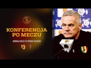 Read more about the article 🎙️ Konferencja prasowa po meczu Korona Kielce – Pogoń Szczecin  [NA ŻYWO] 🔴