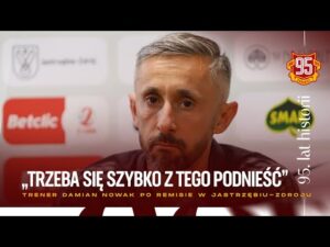Read more about the article Trener Damian Nowak po meczu w Jastrzębiu-Zdroju (1:1 | 13.09.2025)