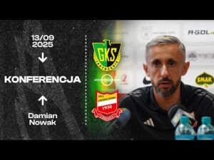Read more about the article [GKS TV] Damian Nowak na konferencji prasowej po meczu GKS Jastrzębie – Chojniczanka Chojnice