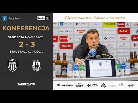 You are currently viewing Sandecja Nowy Sącz – Stal Stalowa Wola 2:3 (1:1), pomeczowa konferencja prasowa | 13.09.2025