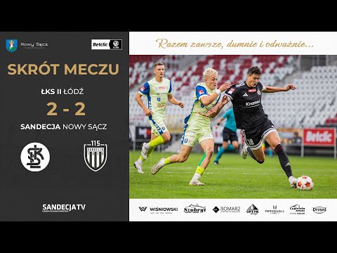 You are currently viewing ŁKS II Łódź – Sandecja Nowy Sącz 2:2 (1:0), skrót meczu | 16.09.2025