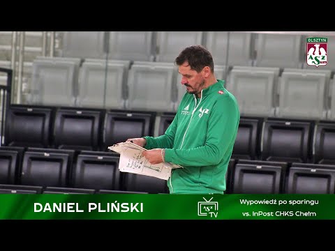 Read more about the article Daniel Pliński: To były wartościowe sparingi (wypowiedź po sparing #2 vs. InPost CHKS Chełm)