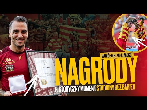 Read more about the article NAGRODY, HISTORYCZNY MOMENT, STADIONY BEZ BARIER. WOKÓŁ MECZU JAGIELLONIA – LECHIA
