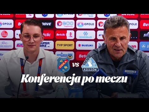 You are currently viewing KONFERENCJA | Odra Opole – Stal Rzeszów (10. kolejka Betclic 1 Ligi, 19.09.2025)