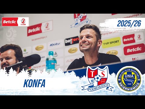 You are currently viewing „Nie dojechaliśmy na pierwszą połowę” Podbeskidzie – Unia Skierniewice 3-0 KONFERENCJA PRASOWA