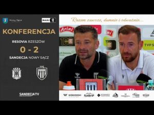Read more about the article Resovia Rzeszów – Sandecja Nowy Sącz 0:2 (0:1), pomeczowa konferencja prasowa | 21.09.2025