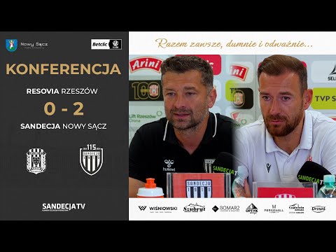 You are currently viewing Resovia Rzeszów – Sandecja Nowy Sącz 0:2 (0:1), pomeczowa konferencja prasowa | 21.09.2025