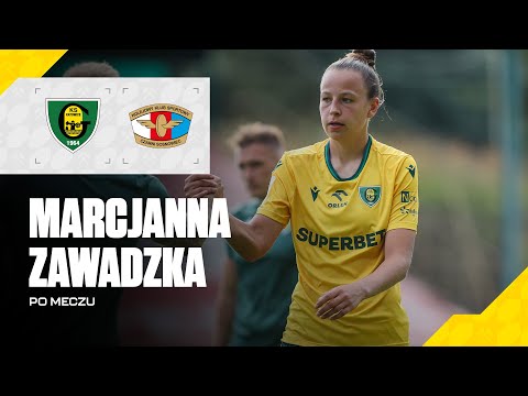 You are currently viewing Marcjanna Zawadzka po meczu GKS Katowice – Czarni Antrans Sosnowiec 1:2 (22.09.2025)