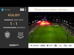 Read more about the article Sandecja Nowy Sącz – Chojniczanka Chojnice 1:1 (1:1), kulisy meczu | 31.08.2025