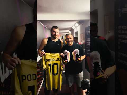 You are currently viewing TWO LEGENDS ⭐️ Podolski x Dončić ⭐️ #football #basketball #legends