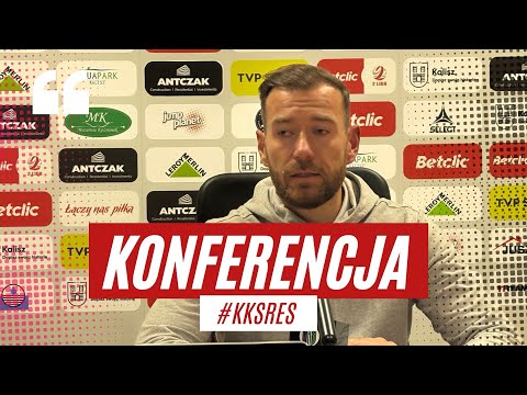 You are currently viewing KONFERENCJA PRASOWA PO MECZU KKS KALISZ – RESOVIA (18.10.2025)