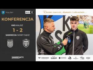 Read more about the article KKS Kalisz – Sandecja Nowy Sącz 1:2 (1:0), wywiad – Wiktor Pleśnierowicz | 03.10.2025