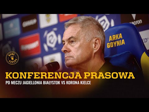 Read more about the article 🎙️ Konferencja prasowa po meczu Jagiellonia Białystok – Korona Kielce [NA ŻYWO] 🔴