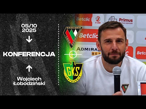 You are currently viewing [GKS TV] Wojciech Łobodziński na konferencji prasowej po meczu Zagłębie Sosnowiec – GKS Jastrzębie