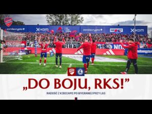 Read more about the article Radość z kibicami po wygranej z Motorem Lublin