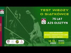 Read more about the article Przyjdź na Test Wiedzy o Siatkówce z okazji 75-lecia AZS Olsztyn!