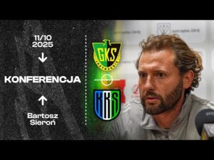 Read more about the article [GKS TV] Bartosz Sieroń na konferencji prasowej po meczu GKS Jastrzębie – KKS Kalisz