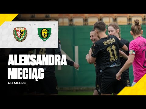 You are currently viewing Aleksandra Nieciąg po meczu Śląsk Wrocław – GKS Katowice 0:1 (12.10.2025)