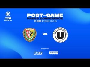 Read more about the article Konferencja prasowa po meczu Śląsk Wrocław – U-BT CLUJ-NAPOPCA