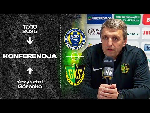 Read more about the article [GKS TV] Krzysztof Górecko na konferencji prasowej po meczu Unia Skierniewice – GKS Jastrzębie