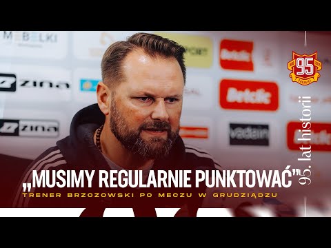 You are currently viewing Trener Marek Brzozowski po meczu z Olimpią Grudziądz (19.10.2025)