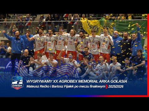 Read more about the article WYGRYWAMY XX AGROBEX MEMORIAŁ ARKA GOŁASIA | Mateusz Rećko i Bartosz Fijałek po meczu finałowym