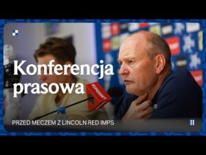 Read more about the article KONFERENCJA PRASOWA | Trener Niels Frederiksen i Leo Bengtsson przed meczem z Lincoln Red Imps