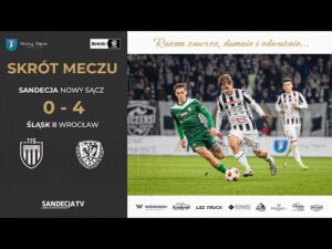 Read more about the article Sandecja Nowy Sącz – Śląsk II Wrocław 0:4 (0:2) | skrót meczu | 21.10.2025