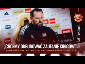 Read more about the article Chojniczanka – Hutnik Kraków 2:1 (konferencja | 22.10.2025)